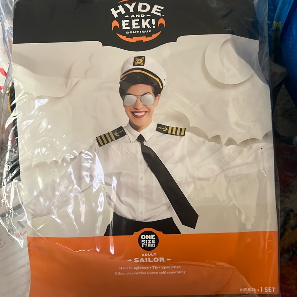 Hyde And Eek Sailor Halloween Costume Adult One Size Complete‎